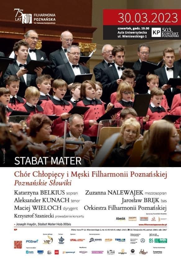 Zdjęcie -  - Zaproszenie na 503. Koncert poznański - Stabat Mater Josepha Haydna